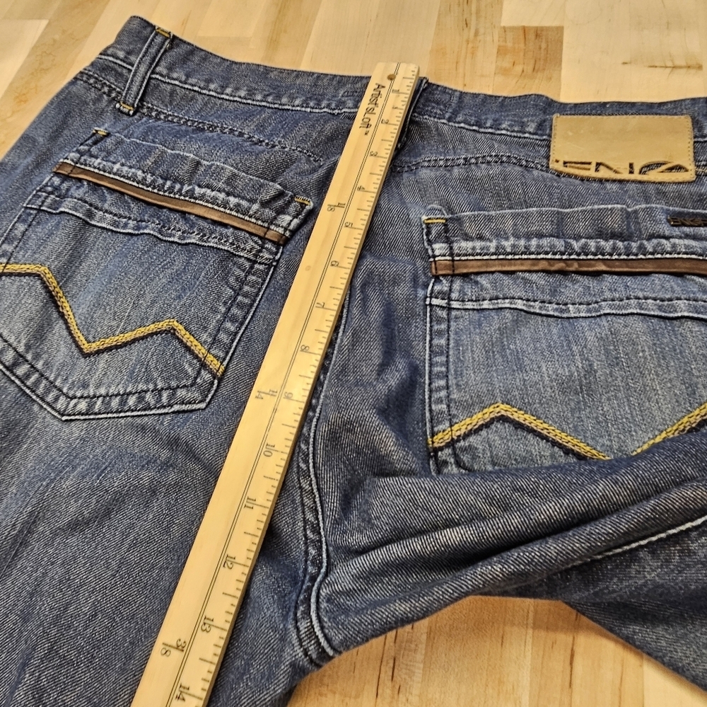 Energie Bukley Session Men's Jeans 38x34 – Low-Rise – Button Fly Distressed VGC - Picture 9 of 9
